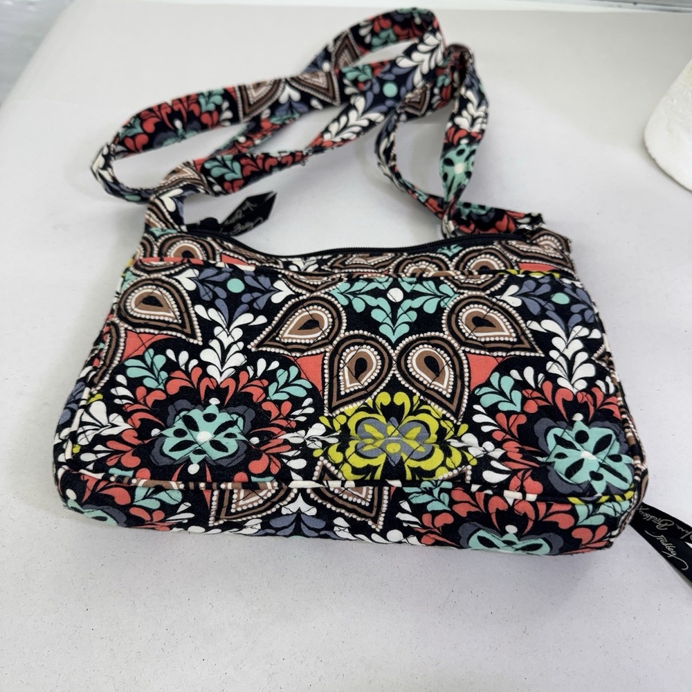 Vera Bradley SIERRA On the Go Crossbody‎ Bag Purse Adjust Handle